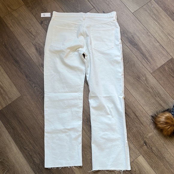 Gap white denim size 29/8 loose mid rise - Picture 5 of 6